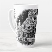 Latte Tasse, Milchtasse (Linke Ecke)