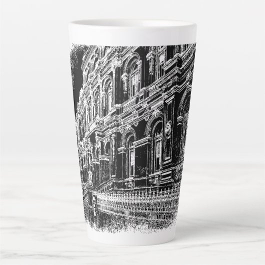 Latte Tasse, Milchtasse (Vorderseite)