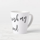 Latte-Tasse Milchtasse (Rechte Ecke)