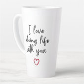 Latte-Tasse Milchtasse (Linke Ecke)