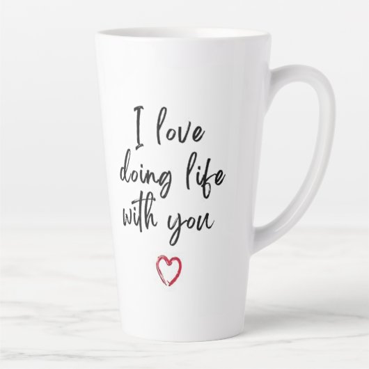 Latte-Tasse Milchtasse (Rechts)