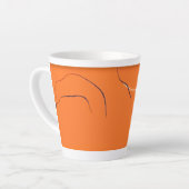 Latte-Tasse Milchtasse (Linke Ecke)