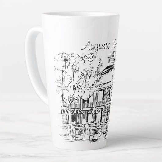 Latte-Tasse Milchtasse (Linke Ecke)