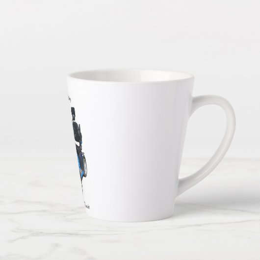 Latte-Tasse Milchtasse (Rechts)
