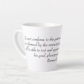 Latte-Tasse Milchtasse (Linke Ecke)