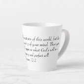 Latte-Tasse Milchtasse (Rechte Ecke)