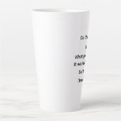Latte-Tasse Milchtasse (Vorderseite)