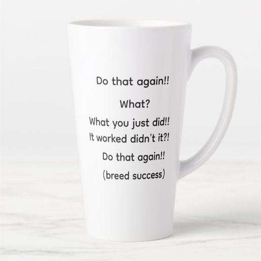 Latte-Tasse Milchtasse (Rechts)