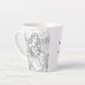 Latte-Tasse Milchtasse (Linke Ecke)