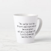 Latte-Tasse Milchtasse (Rechte Ecke)