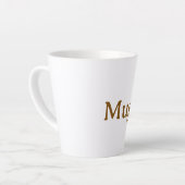 Latte-Tasse Milchtasse (Linke Ecke)