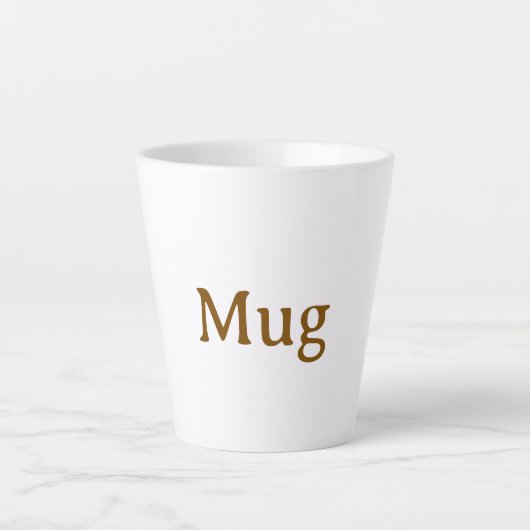 Latte-Tasse Milchtasse (Vorderseite)