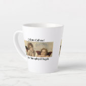 Latte Tasse mit Angels Guardians (Linke Ecke)