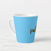 Latte Tasse mit Dackel (Linke Ecke)