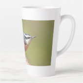 Latte Tasse mit roter Brustnarben (Rechts)