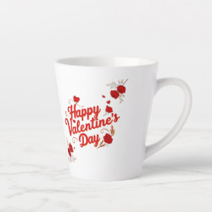 Latte Tasse mit Watercolor Wash & Whimsical Dragon