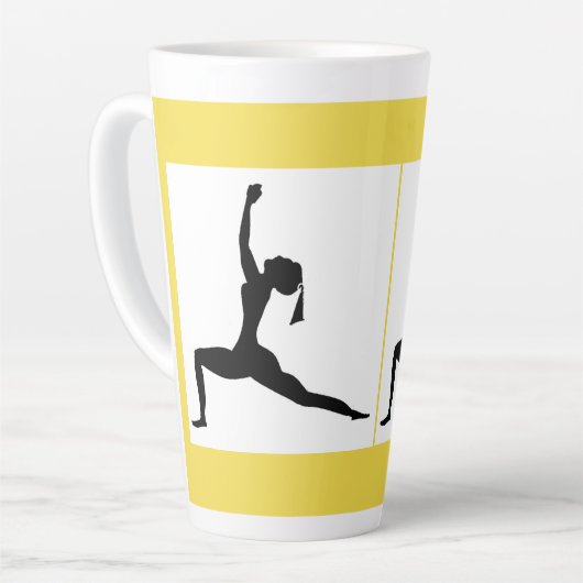 Latte Tasse morgens (Linke Ecke)