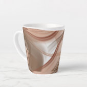 Latte Tasse"Pastel Ästhetische Latte Tasse - Elega (Linke Ecke)