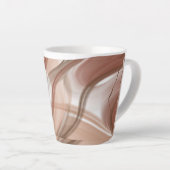 Latte Tasse"Pastel Ästhetische Latte Tasse - Elega (Rechte Ecke)