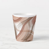 Latte Tasse"Pastel Ästhetische Latte Tasse - Elega (Vorderseite)