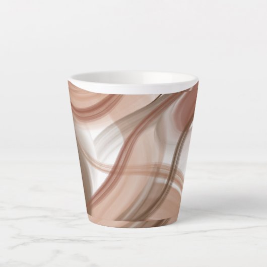 Latte Tasse"Pastel Ästhetische Latte Tasse - Elega (Vorderseite)