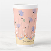 Latte Tasse - PEG-Thema mit Pappies, benutzerdefin (Vorderseite)