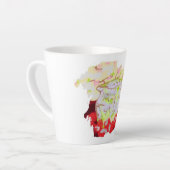 Latte Tasse " Pitcher mit Obst (Linke Ecke)