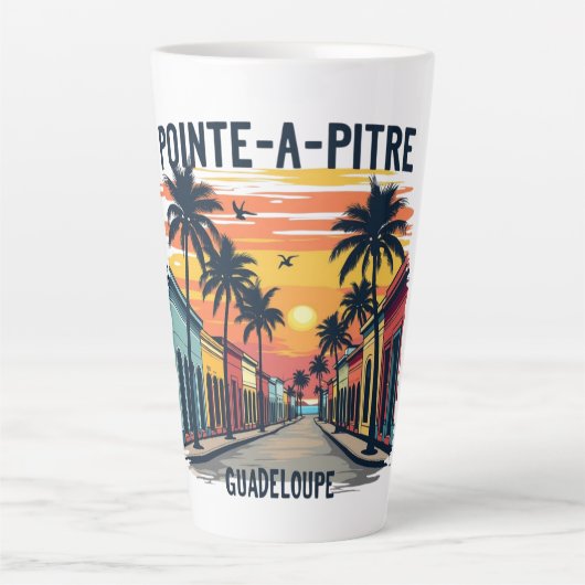Latte-Tasse Pointe-à-Pitre Guadeloupe | Latte-Bech Milchtasse (Vorderseite)