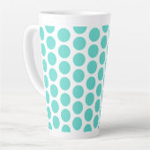 Latte Tasse-Polka Dots Latte Tasse (Linke Ecke)