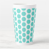 Latte Tasse-Polka Dots Latte Tasse (Vorderseite)