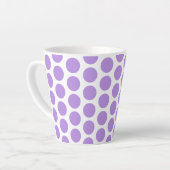Latte Tasse-Polka Dots Latte Tasse (Linke Ecke)
