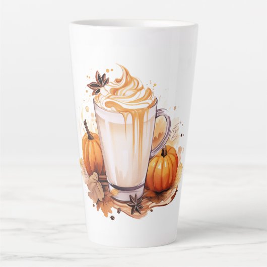 Latte Tasse-Pumpkin-Gewürz Milchtasse (Vorderseite)