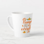 Latte Tasse-Pumpkin-Gewürz Milchtasse (Linke Ecke)