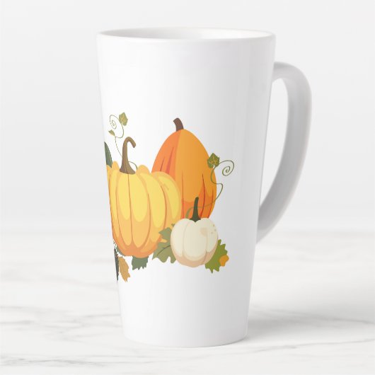 Latte Tasse-Pumpkins Milchtasse (Rechte Ecke)