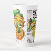 Latte Tasse Ramadan Iftar Dish Kolak Banana (Vorderseite)