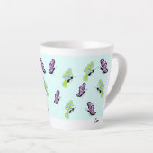 Latte Tasse / Schmetterlinge (Rechte Ecke)