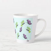 Latte Tasse / Schmetterlinge (Rechts)