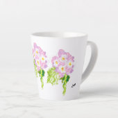 Latte Tasse: Spanische Blume Milchtasse (Rechte Ecke)