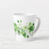 Latte Tasse-St Patricks Clovers Milchtasse (Rechte Ecke)