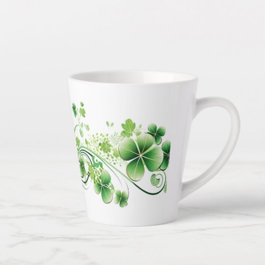 Latte Tasse-St Patricks Clovers Milchtasse (Rechts)