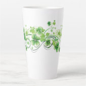 Latte Tasse-St Patricks Clovers Milchtasse (Vorderseite)