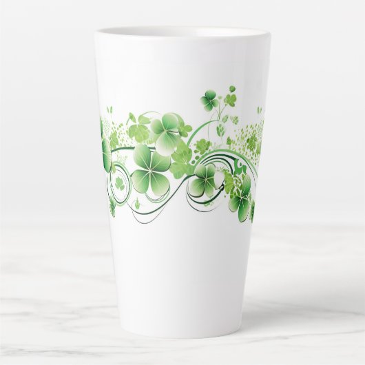 Latte Tasse-St Patricks Clovers Milchtasse (Vorderseite)