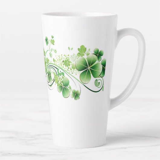 Latte Tasse-St Patricks Clovers Milchtasse (Rechts)