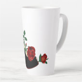 Latte Tasse - Stiletto-Rose (Rechte Ecke)