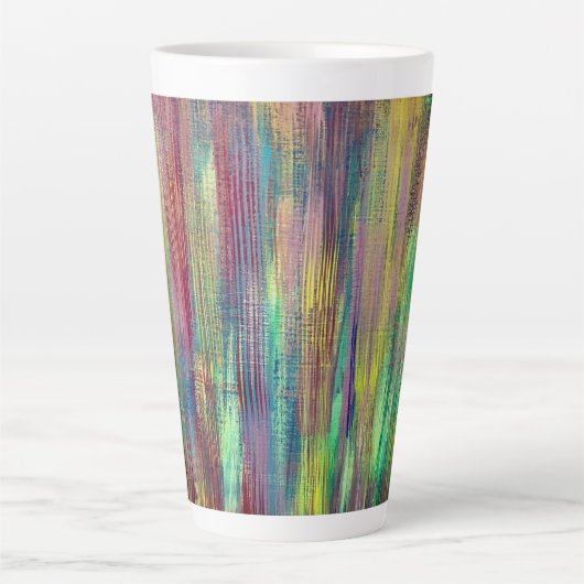 Latte Tasse "Stripe Design" (Vorderseite)