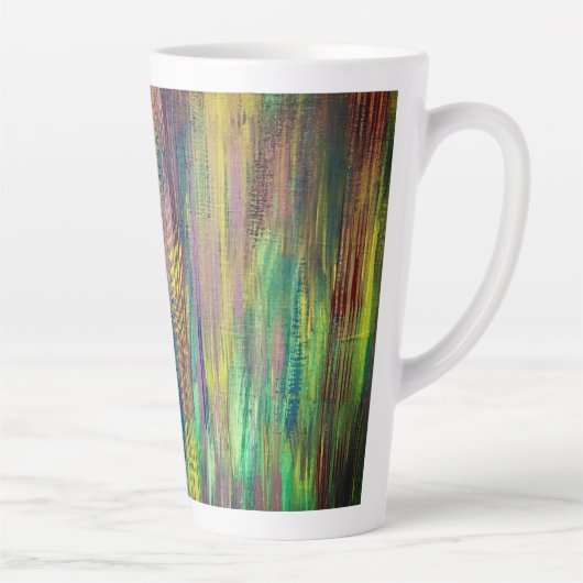 Latte Tasse "Stripe Design" (Rechts)