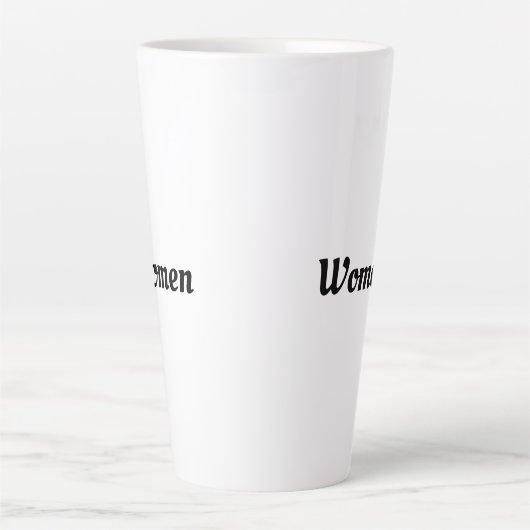Latte Tasse - Tasse oder Gruppen für Schwarzen Far (Vorderseite)