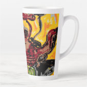 Latte Tasse / Tee Wasserkocher mit Obst (Rechts)