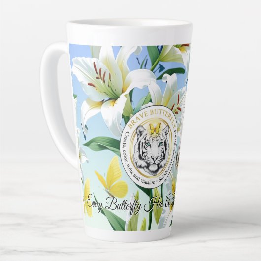 Latte Tasse Tiger (Linke Ecke)