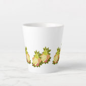 Latte Tasse: Tropische Früchte Milchtasse (Vorderseite)